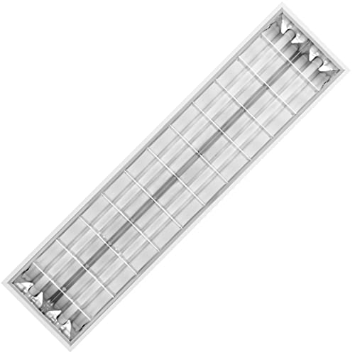 REV PROFILINE Deckenlampe, Deckenleuchte, LED Büroleuchte mit 36W, 4480lm, 4000k, 122 x 30 x 7,5cm, weiss von REV