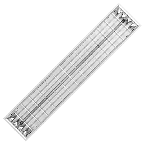 REV PROFILINE Deckenlampe, Deckenleuchte, LED Büroleuchte mit 46W, 5780lm, 4000k, 152 x 30 x 7,5 cm, weiss von REV