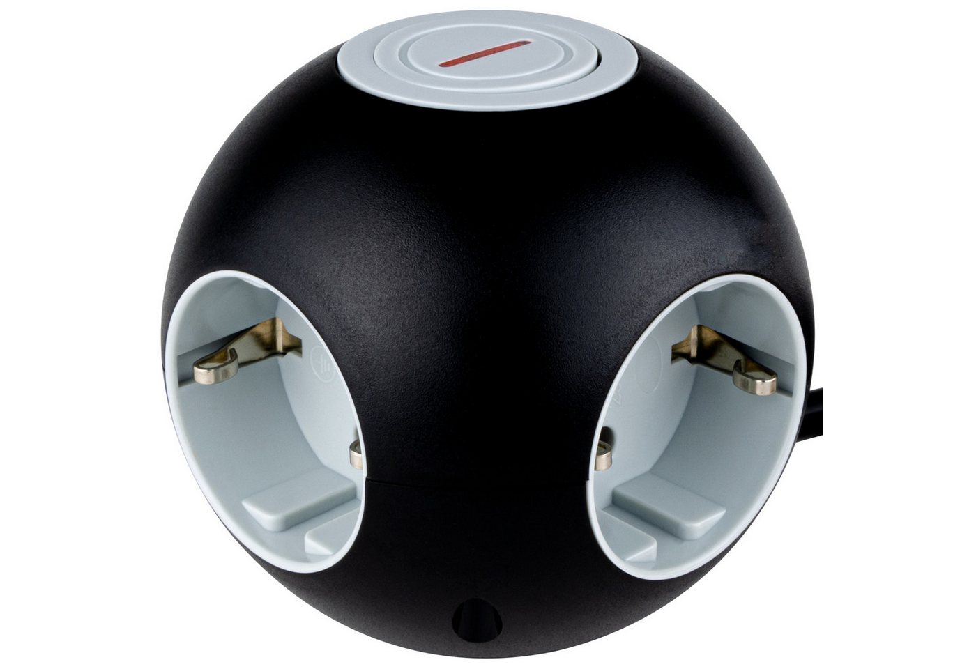 REV REV Powerglobe mit Schalter, 4-fach, schwarz/grau Mehrfachsteckdose REV REV Powerglobe mit Schalter, 4-fach, schwarz/grau Mehrfachsteckdose von REV