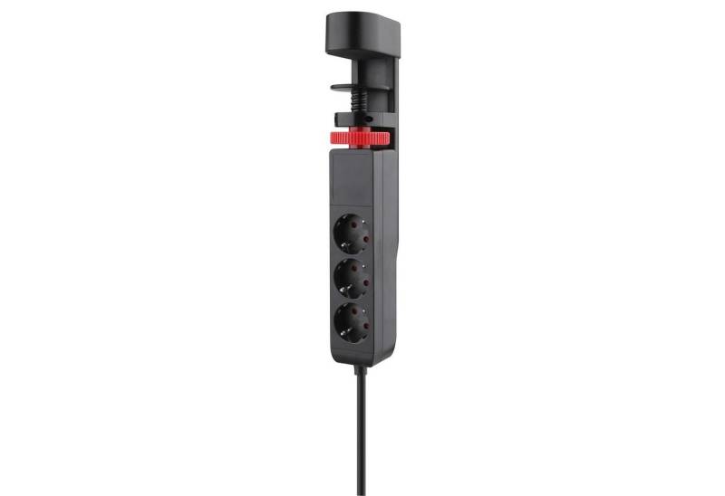 REV REV Steckdosenleiste mit Tischbefestigung,3-fach, 2x USB-A, 1x USB-C Mehrfachsteckdose von REV