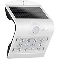 LED Solar Wandleuchte Außenleuchte MINI Fassadenbeleuchtung Weiß 14,5x9,6cm von REV