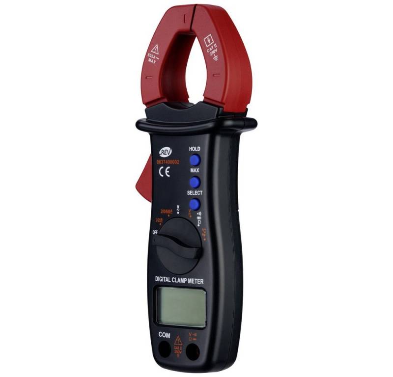 REV Spannungsprüfer REV Digital Stromzange digital CAT II 250 V Anzeige (Counts): 1999, (Digital) von REV