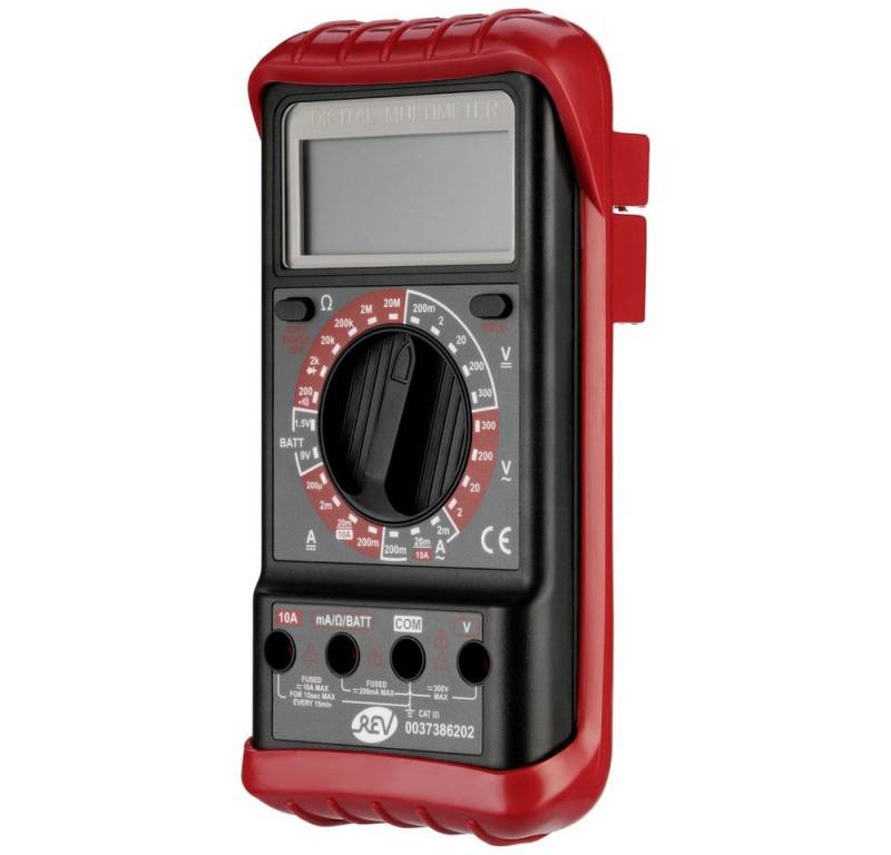 REV Spannungsprüfer REV Profi Hand-Multimeter digital CAT III, (Profi) von REV