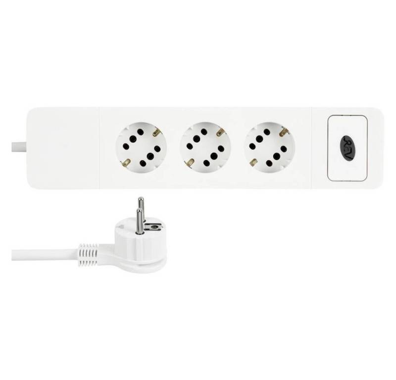 REV Steckdosenleiste COMBINI 3 6-fach 1.4m 0015350103 Steckdosenleiste von REV