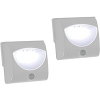 REV - led Treppenlicht 2er set Orientierungslicht mit Bewegungsmelder, Batteriebetrieb von REV