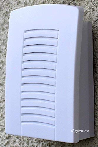 formschöne TÜRKLiNGEL 2er Klang TÜRGONG 82dB für 230V -Taster REV 46 von REV