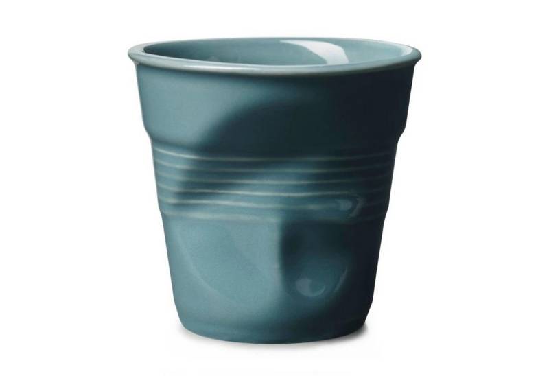 REVOL Cappuccinotasse Knickbecher Tasse Cappuccino bleu abysse 180ml, Porzellan von REVOL