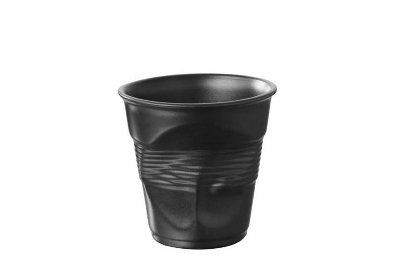 REVOL Cappuccinotasse Knickbecher Tasse Cappuccino mattschwarz 180ml, Porzellan von REVOL