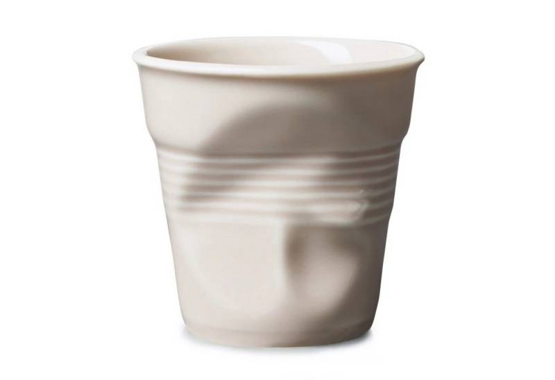 REVOL Cappuccinotasse Knickbecher Tasse Cappuccino rose aurore 180ml, Porzellan von REVOL