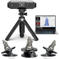 Mini 2 Handheld 3D Scanner für 3D Druck, 0.02mm Präzision, 16 fps schnelles Scannen, Industrielles Blaulicht, Portabler Farb-3D-Modellscanner für von REVOPOINT