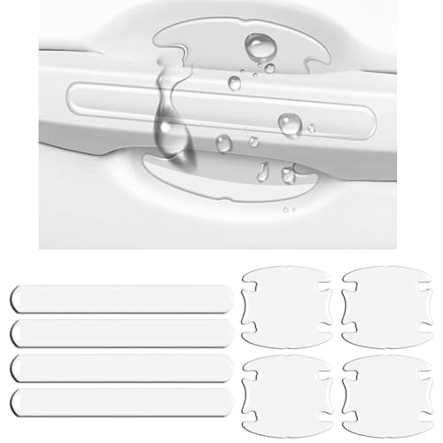 REWIASF Auto Türgriffe Aufkleber für Jeep Compass 2017 2018 2019-2022 2023 2024, Transparent Türgriff Lackschutzfolie Auto Türgriff Schutzfolie REWIASF Auto Türgriffe Aufkleber für Jeep Compass 2017 2018 2019-2022 2023 2024, Transparent Türgriff Lackschutzfolie Auto Türgriff Schutzfolie von REWIASF