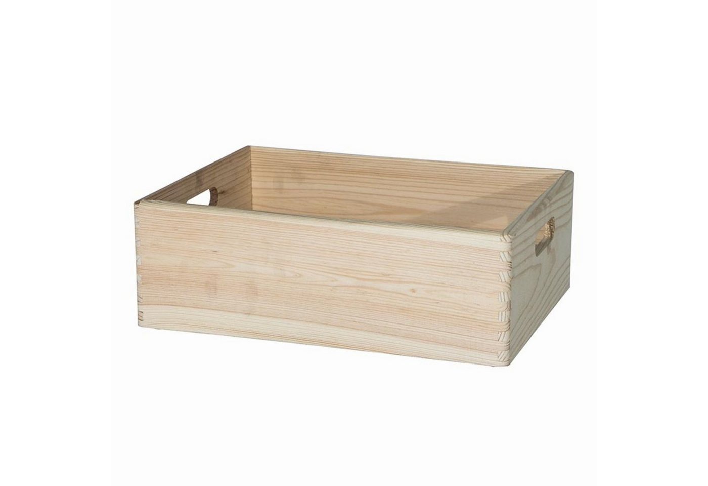 REWWER-TEC Aufbewahrungsbox Allzweckkiste Kie./Fich. 40x30x14cm natur von REWWER-TEC