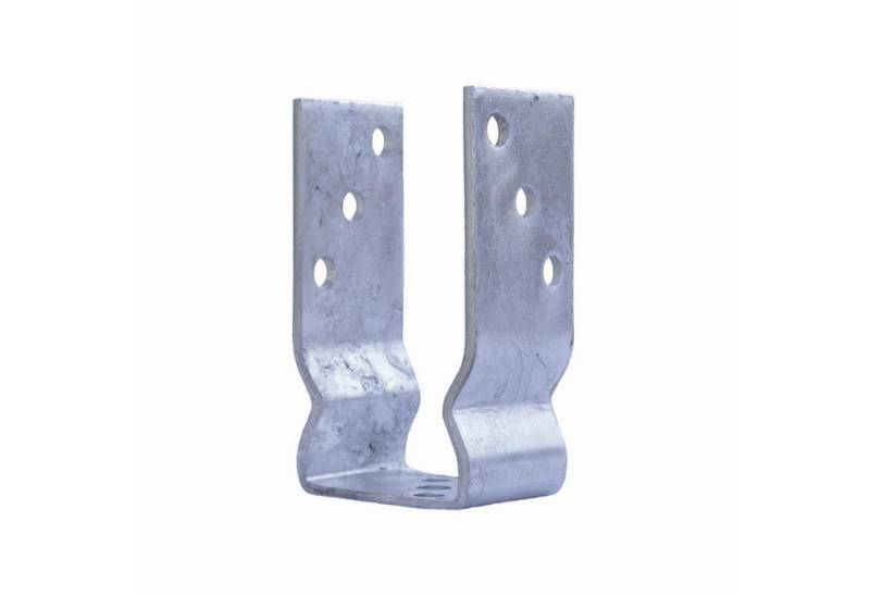 REWWER-TEC Pfostenträger U-Form-Lasche 101 mm mit Wulst von REWWER-TEC