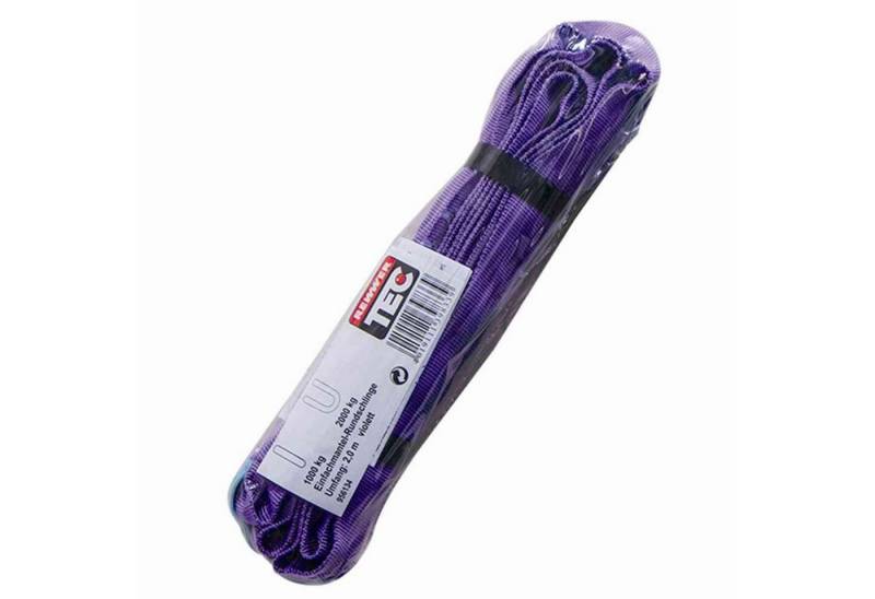 REWWER-TEC REWWER-TEC - Rundschlinge violett 1T 4m DIN EN 1492-2 Rundschlinge von REWWER-TEC