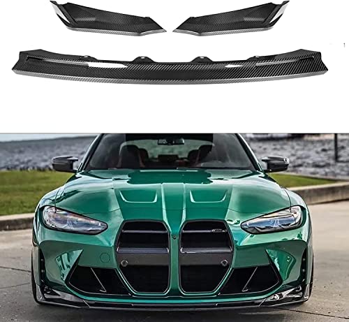 REXGEL Auto ABS Frontspoiler Lippe für BMW M3 M4 G80 G82 G83 2020-2021, FrontstoßStange Splitter Diffusor, Autoantikollisionsschutz Body Kit REXGEL Auto ABS Frontspoiler Lippe für BMW M3 M4 G80 G82 G83 2020-2021, FrontstoßStange Splitter Diffusor, Autoantikollisionsschutz Body Kit von REXGEL