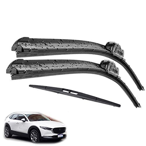 REXGEL Front & Rear Wischerblätter Set Kit Für Mazda CX-30 CX30 2019 2020 2021 2022 Auto Windschutzscheibe Scheibenwischer 26 "+ 16" + 14" Scheibenwischer von REXGEL