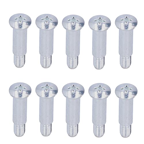 10Pcs Robust Casters Screws | Sturdy Iron Construction/Rustproof | 51mm Length for Secure Fixation | Compatible with Most Caster Wheels von REXVTNS