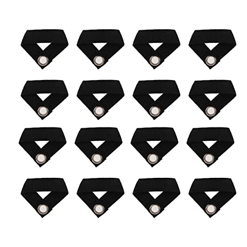 16Pcs Top - Grade Canvas Tent Buckle | Strong Canopy Rod Fixing Buckle for Camping/Hiking/Outdoor | High Stability & Tough Snap Rings | Easy Installation von REXVTNS
