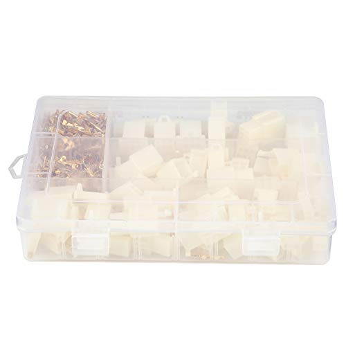 380pcs 2.8mm Auto Electrical Wire Terminal Connector Set | 2 3 4 6 Pin for Car/Motorcycle/Boat | Secure Hook & Plastic Storage Box von REXVTNS