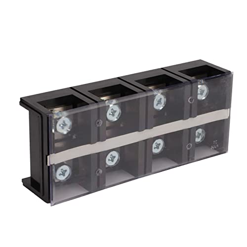 400A 4P Copper Terminal Block | Large Current Ground Circuit Connector | Insulated for Appliances/Electronics | Sturdy Copper & Plastic 400A 4P Copper Terminal Block | Large Current Ground Circuit Connector | Insulated for Appliances/Electronics | Sturdy Copper & Plastic von REXVTNS