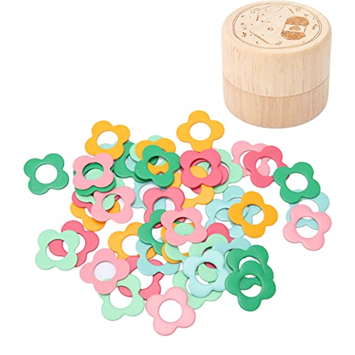 48pcs Flower Knitting Stitch Markers | Zinc Alloy DIY Craft Rings with Wooden Box | Colorful Stitch Markers for Knitting/Crochet/Jewelry Making | 0.83in Sturdy Metal Markers 48pcs Flower Knitting Stitch Markers | Zinc Alloy DIY Craft Rings with Wooden Box | Colorful Stitch Markers for Knitting/Crochet/Jewelry Making | 0.83in Sturdy Metal Markers von REXVTNS