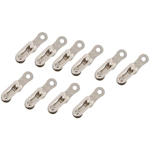 50PCS Chain Quick Release Link | CNC Electroplating Silver 410 Harden Magic Buckle | No - Tool Installation for Mountain/Road Riding | Resilient Connector with Smooth Edges 50PCS Chain Quick Release Link | CNC Electroplating Silver 410 Harden Magic Buckle | No - Tool Installation for Mountain/Road Riding | Resilient Connector with Smooth Edges von REXVTNS