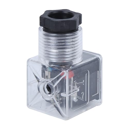 5pcs Universal Magnet -Spulen -Plug | DC24V Hydraulikventilindikator | Transparent Protective & Trümmer - Zubehör | IP65 Schutz/PA + PC -Material | 50 + Verbindung von REXVTNS