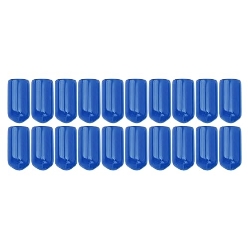 6 mm Bremsblutsschraubkappen 20 Stcs | PVC -Partikelschutz für Bremssattel Nippel | Universelle Passform für die meisten Autos/LKWs/SUVs | Oxidationsschutz und einfache (Blue) von REXVTNS