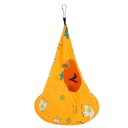 Bird Resting Spot Hanging Hammock | Warm & Comfortable Hideaway Bed for Parrot/Parakeet/Cockatiel | Cotton Fabric with Plastic Support Board (25 * 35CM) von REXVTNS