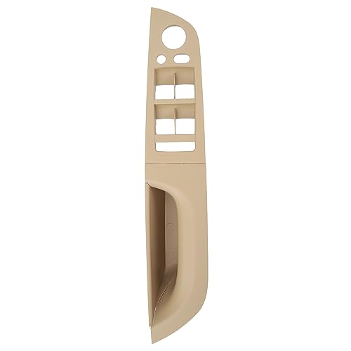 E90 E91 Door Handle Replacement | Driver Side Window Switch Panel for 3 Series Sedan & Touring 2009-2011 | Scratch Defying ABS + PC Armrest Upgrade (Beige) von REXVTNS