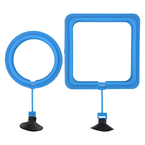 Fish Feeding Ring for Aquarium | Dual Floating Food Feeder with Strong Suction Cup | Helps Avoid Fish Bullying/Minimizes Food Waste | Secure PVC Material for Fish Tank Fish Feeding Ring for Aquarium | Dual Floating Food Feeder with Strong Suction Cup | Helps Avoid Fish Bullying/Minimizes Food Waste | Secure PVC Material for Fish Tank von REXVTNS