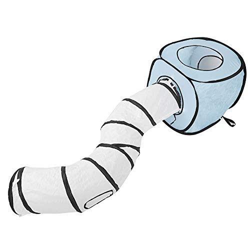 Foldable Cat Tunnel & Tent Playhouse | S - Shaped Hideaway for Kittens/Puppies | Protective & Sturdy Fabric | 2 - in - 1 Compact Design with Multiple Exits Foldable Cat Tunnel & Tent Playhouse | S - Shaped Hideaway for Kittens/Puppies | Protective & Sturdy Fabric | 2 - in - 1 Compact Design with Multiple Exits von REXVTNS