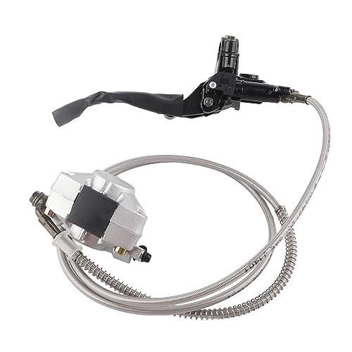 Hydraulic Rear Disc Brake Caliper System | Aluminum Alloy for 150cc 250cc ATV & Quad Off - Road Vehicle | Master Cylinder & Brake Pads Set | Enhanced Braking Performance & Security Hydraulic Rear Disc Brake Caliper System | Aluminum Alloy for 150cc 250cc ATV & Quad Off - Road Vehicle | Master Cylinder & Brake Pads Set | Enhanced Braking Performance & Security von REXVTNS