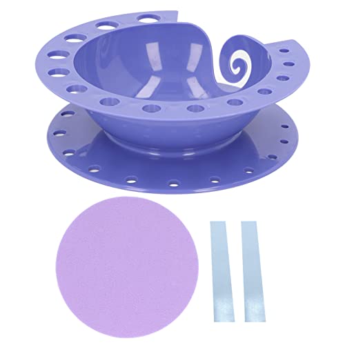 Large Yarn Bowl for Crochet | 6.1in Storage Hole Design | Lightweight Plastic Yarn Holder for Knitting/Travel/DIY | Includes Grip Mat & Stickers Large Yarn Bowl for Crochet | 6.1in Storage Hole Design | Lightweight Plastic Yarn Holder for Knitting/Travel/DIY | Includes Grip Mat & Stickers von REXVTNS
