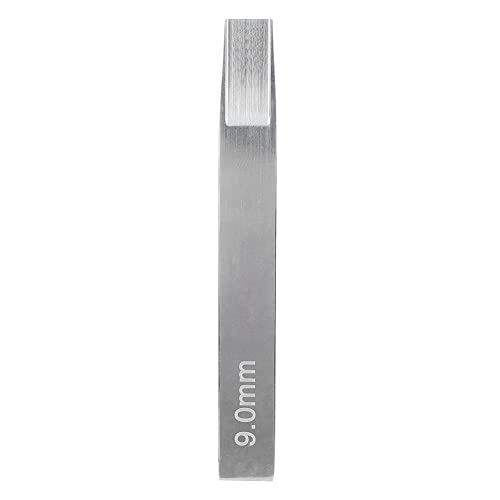 Leather Punch Tool Kit | 4 - Size Alloy Steel Hand Weaving Slot Hole Cutter | Sturdy DIY Craft Tool for Leatherwork/Bookbinding/Shoemaking (9.0mm) von REXVTNS