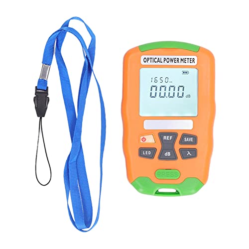 Mini Optical Fiber Meter | - 50 to + 26dBm Fast & Accurate Tester | FC/SC/ST Universal Interface for Communication Engineering | 10 Wavelengths, InGaAs Probe, ABS Housing von REXVTNS