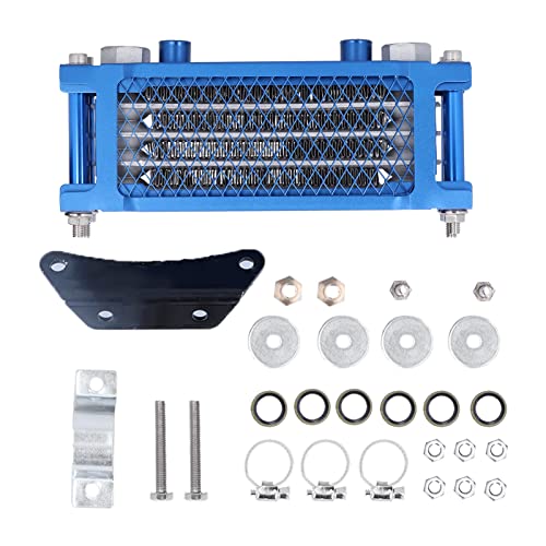 Motorcycle Oil Cooler Kit - Universal Motor Cooling Radiator for 125cc to 250cc Off - Road Pit Motorcycles & ATVs | 12x1.25 Thread | Reduces Oil Temp by 30-40℃ | Includes Motorcycle Oil Cooler Kit - Universal Motor Cooling Radiator for 125cc to 250cc Off - Road Pit Motorcycles & ATVs | 12x1.25 Thread | Reduces Oil Temp by 30-40℃ | Includes von REXVTNS