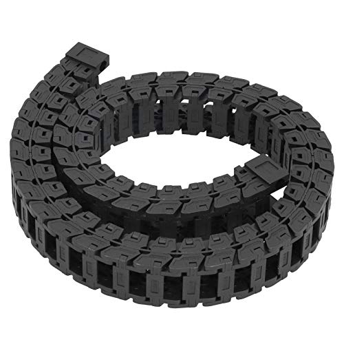 Nylon Drag Chain S18x18 | Sturdy Cable Carrier for CNC Machines/Engraving Equipment | Silent Series with Detachable Assembly | 0.7m Length, 25℃ to 100℃ Temperature Range von REXVTNS