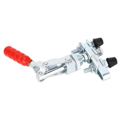 Push Pull Clamp 136kg Clamping Force | Double Head 39mm Stroke Quick Release Toggle Clamp | for Welding/Shaping/Woodworking | Iron Construction with Ergonomic Handle von REXVTNS