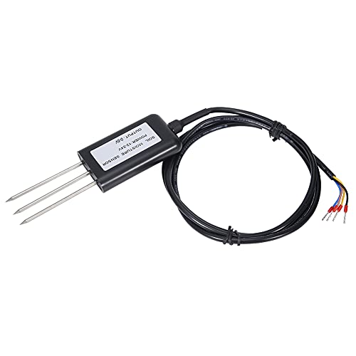 REXVTNS 2 - in - 1 Bodenfeuchtigkeit und Temperatursensor | 0-5 V Ausgang für die Landwirtschaft/Hydroponik/Gewächshäuser | IP68 STRECTIVE ABS -Sonde | ± 3% Genauigkeit, 45 ℃ - von REXVTNS