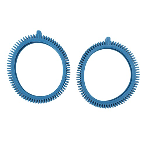 REXVTNS 2Pcs 896584000 143 Blue Front Tire Kit with Super Hump for Pool Maintenance Replacement Parts, Rubber Material for Durability & Smooth Functioning von REXVTNS