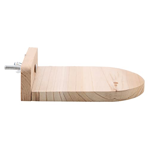 REXVTNS Hölzernes Sprungbrettspielzeug für Hamster/Eichhörnchen/Papageien | Unbehandelte Holz -Haustierbrücke mit Metallmutter | BEBOLTUNGSPLATSHALTE AUSBEREITUNG | Einfach zu von REXVTNS