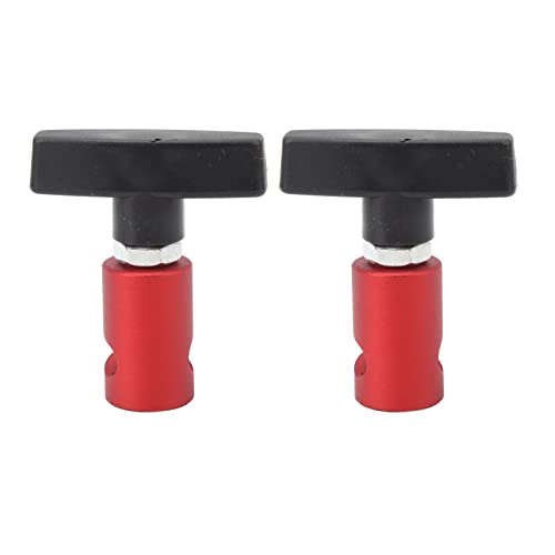 REXVTNS M12 Lift Support Clamp 2Pcs | 12mm Spark Plug Caliper & Hood Prop Tool | Universal for Tailgates/Hatchbacks/Trunks | Aluminum Alloy (Rot) von REXVTNS
