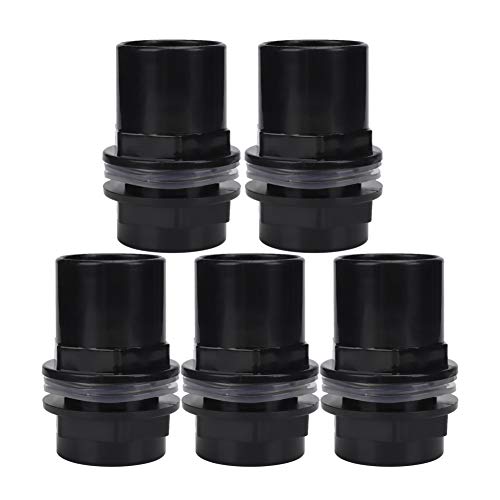 REXVTNS PVC Aquarium Water Pipe connectors 5pcs / Set | Geometric Ends for Leak - Proof Closure | Fish Tank Tube Fittings 20mm / 25mm / 32mm / 40mm / 50mm | with transparent Rubber von REXVTNS