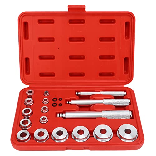 REXVTNS Radlager- und Fahrer -Kit | Universelle Buchsenentfernung Presswerkzeug für Autos & Motorräder | 14 Adapter mit 3 Griffen | Aluminiumlegierungskonstruktion REXVTNS Radlager- und Fahrer -Kit | Universelle Buchsenentfernung Presswerkzeug für Autos & Motorräder | 14 Adapter mit 3 Griffen | Aluminiumlegierungskonstruktion von REXVTNS