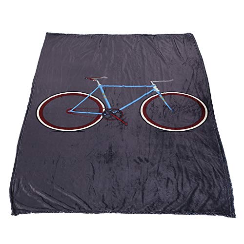 REXVTNS Soft Flannel Pet Blanket | Double - Sided Warm Cycling Pattern Mat for Dogs/Cats | Machine Washable 4 Sizes | Ideal for Couch & Pet Bed (150 * 120cm) von REXVTNS