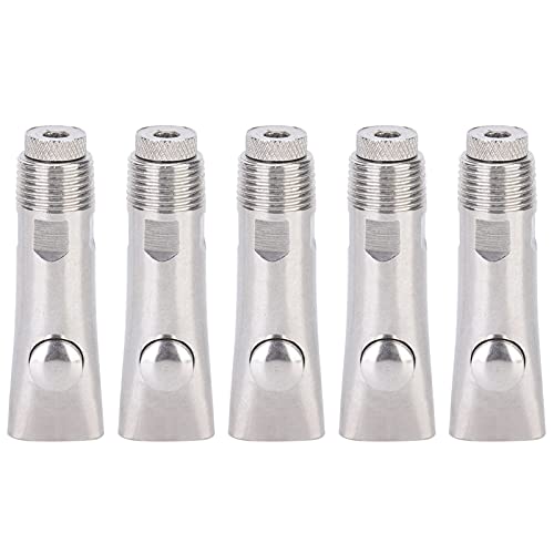 REXVTNS Stainless Steel Automatic Pig Drinker | 5Pcs DN15 Flat Nozzle for Cattle/Sheep/Pigs | Sturdy Farm Accessory with Strong Spring & Leak - Proof Design (85mm) von REXVTNS