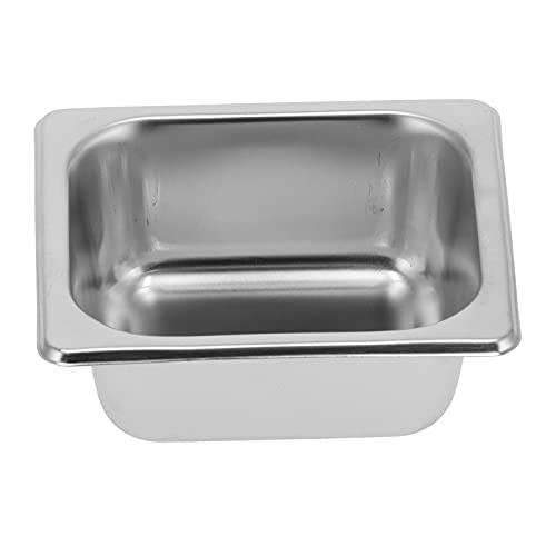 REXVTNS Stainless Steel Food Bowl | 6.5cm Deep Insulation Counter Basin for Baking/Roasting/Pickling | Non - Rusting & Strong for Home/Hotels/Kitchens von REXVTNS