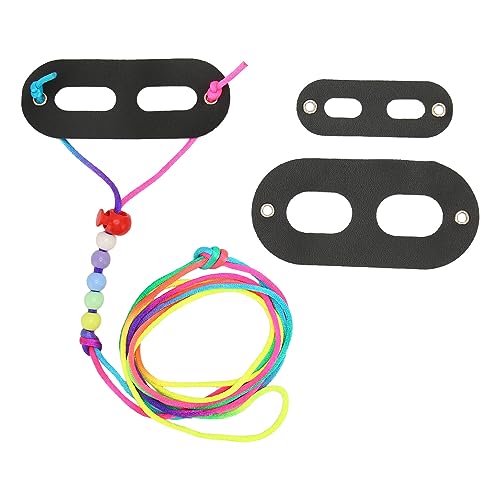 Reptile Harness & Leash Kit | Soft Adjustable for Bearded Dragon/Lizard/Small Pets | 3 Sizes with Sturdy Nylon Rope | Comfortable & Secure Design (Black) von REXVTNS