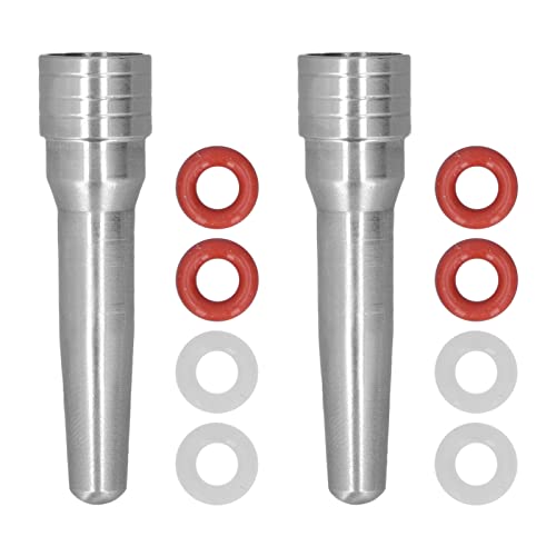 Stainless Steel Milk Frother Nozzle | 304 Food Grade Steam Wand for Coffee Machines/Milk Tea Shops | Extended Version with 8 Rubber Rings | Compatible for Dedica EC680 / ECP3420 Stainless Steel Milk Frother Nozzle | 304 Food Grade Steam Wand for Coffee Machines/Milk Tea Shops | Extended Version with 8 Rubber Rings | Compatible for Dedica EC680 / ECP3420 von REXVTNS